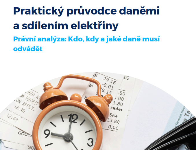 Praktický průvodce daněmi a sdílením elektřiny