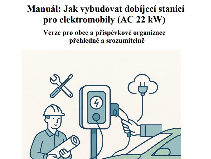 Manuál: Jak vybudovat dobíjecí stanici pro elektromobily (AC 22 kW)