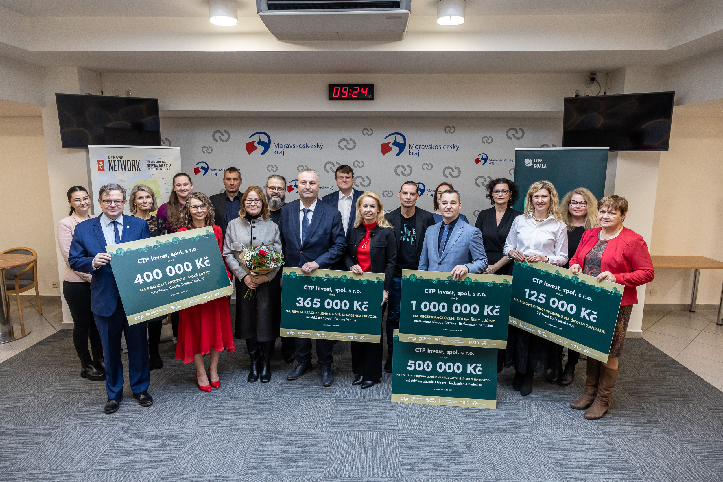 20251211 life coala JZ 1851 | Zelenější kraj i díky iniciativě soukromých firem. Společnost CTP finančně podpořila veřejné projekty