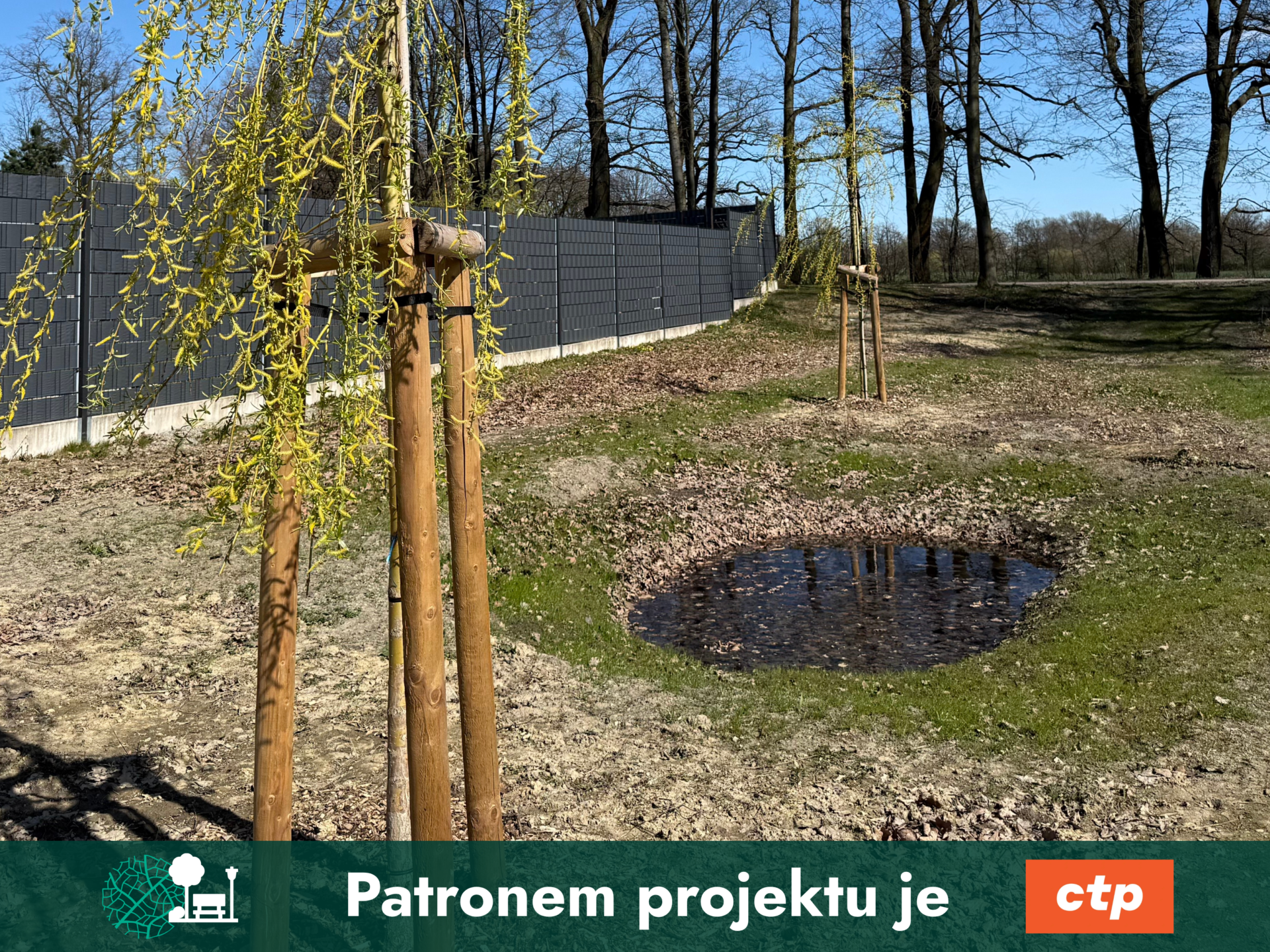 Mokřady II – založení tůní v&nbsp;Ostravě-Hrabové