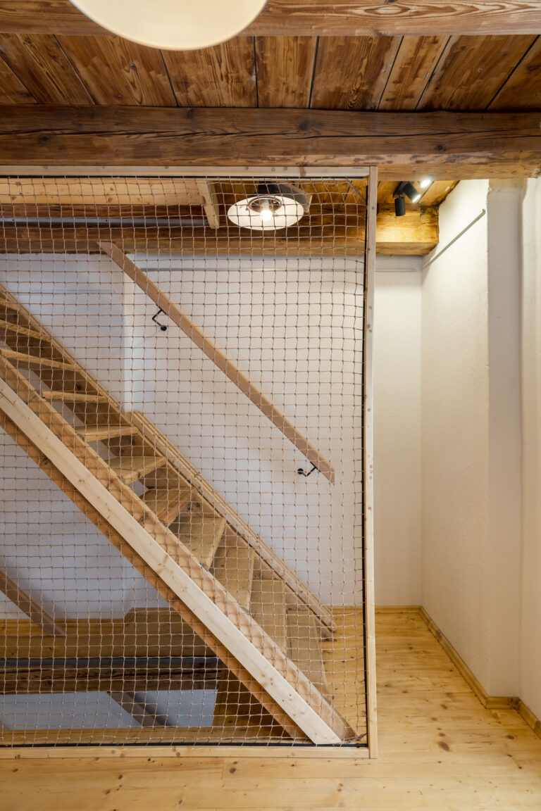 Pohled do vnitřních částí objektu.