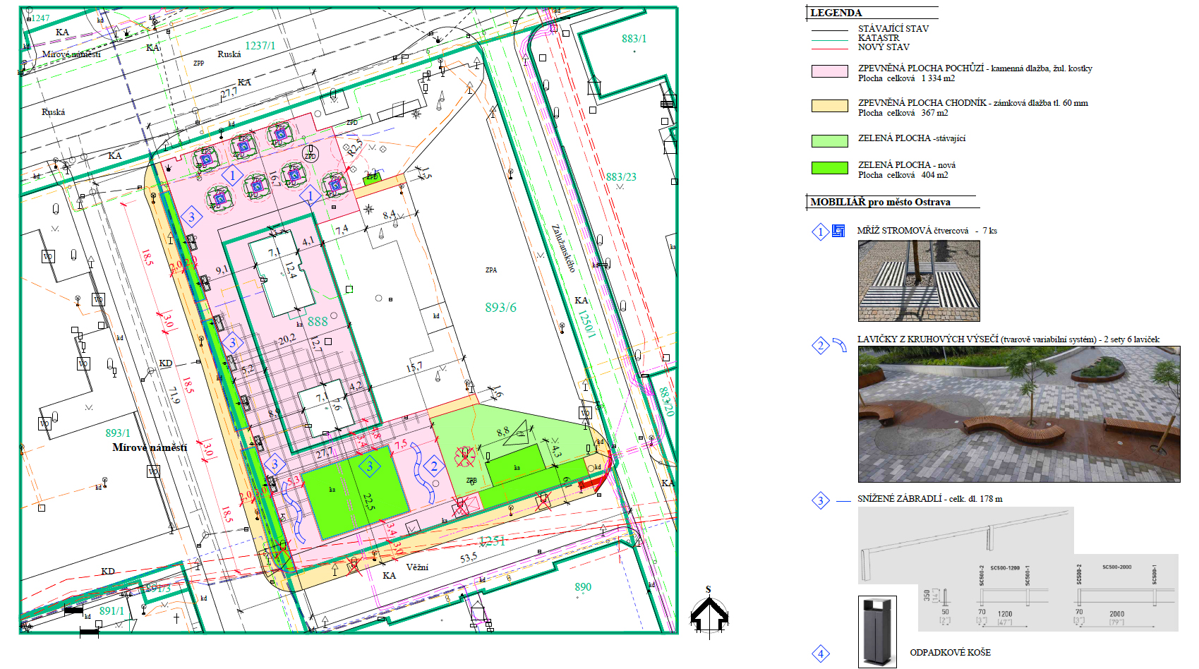 Revitalizace náměstí Ostrava Vítkovice
