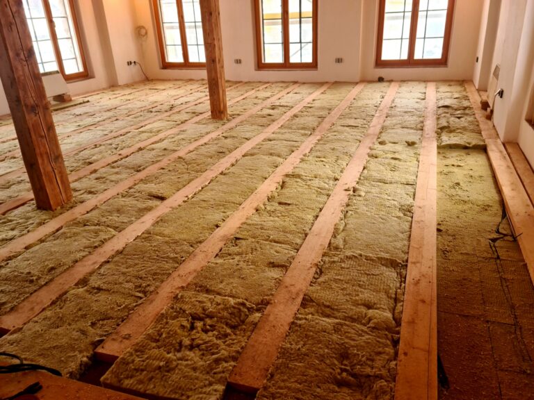 Detail z průběhu rekonstrukce interiéru.