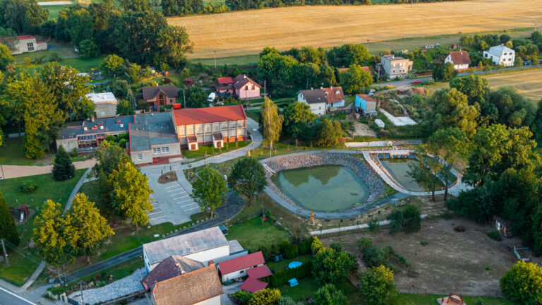 Pohled na vodní prvky