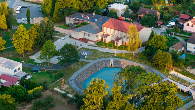 Pohled na vodní prvky